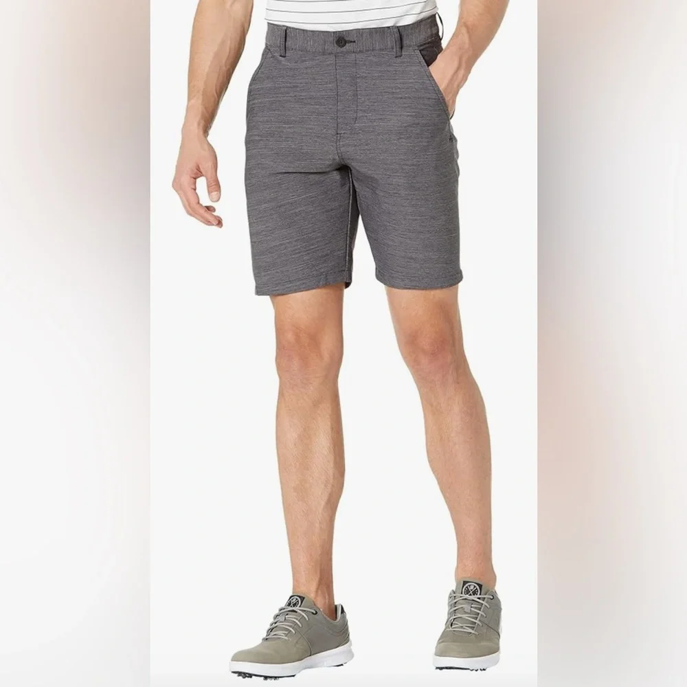NEW Puma Dark Heather Black 101 G Golf Shorts Relaxed Fit Casual Summer